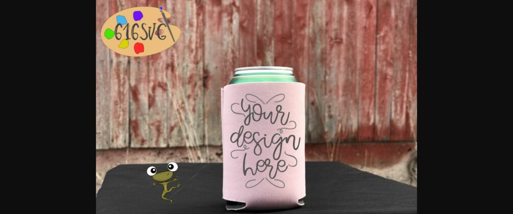 Dusty Rose Can Cooler Mockup Poster 4