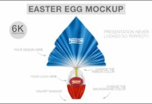 Easter Egg Mockup Poster 1