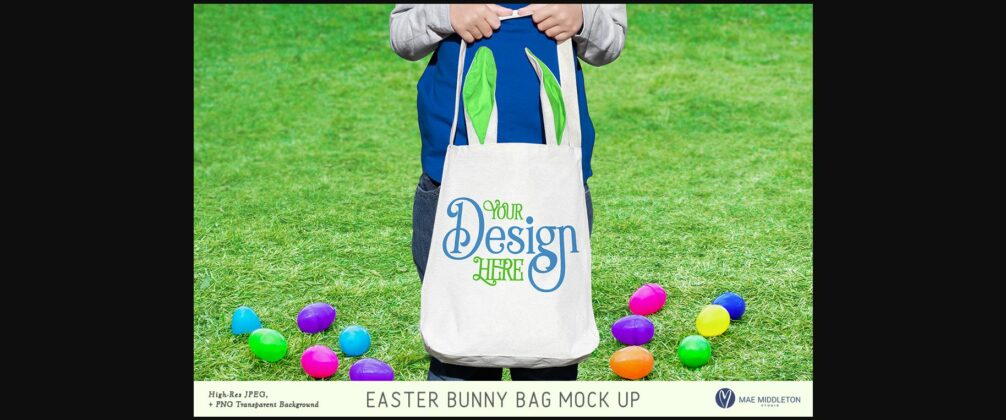 Easter Mock Up - Bunny Bag Poster 1