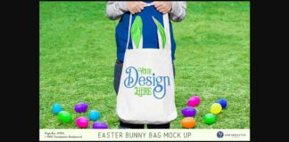 Easter Mock Up - Bunny Bag Poster 1