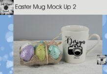 Easter Mug Mockup Poster 1