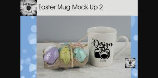 Easter Mug Mockup Poster 1