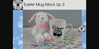 Easter Mug Mockup Poster 1