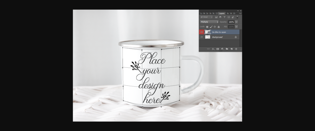 Enamel Camp Mug Mockup Poster 4