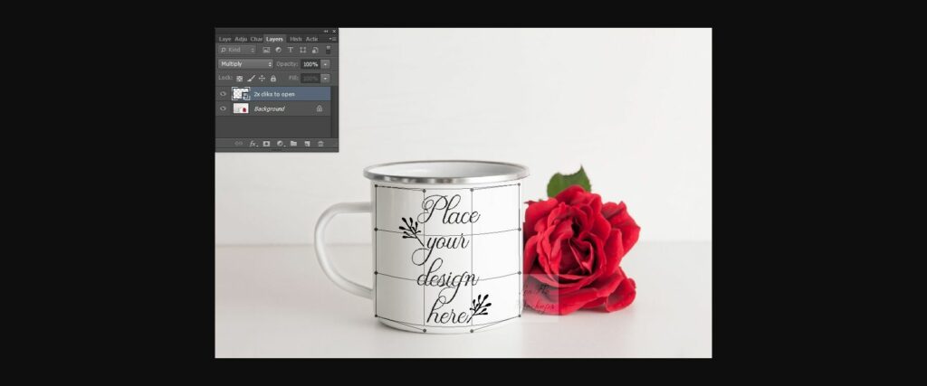 Enamel Romantic Mug Mockup Poster 4