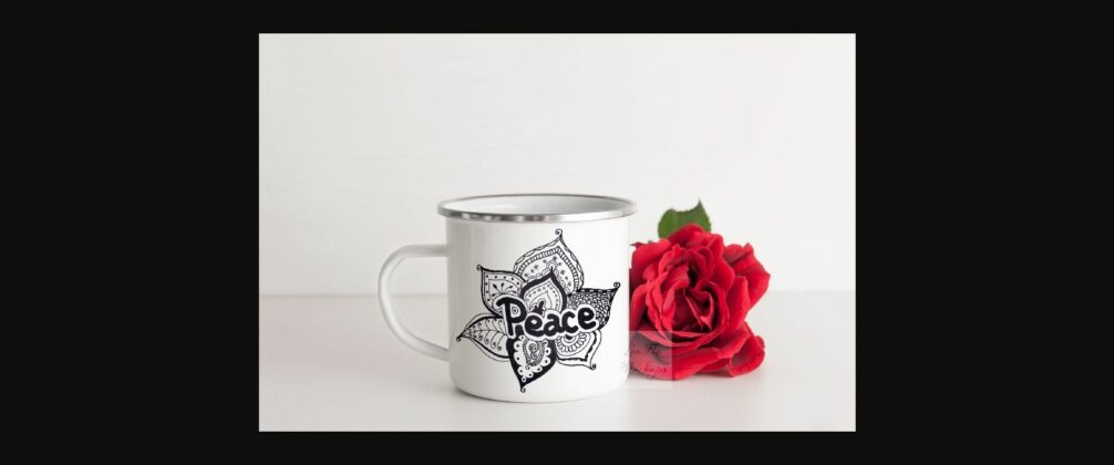 Enamel Romantic Mug Mockup Poster 5