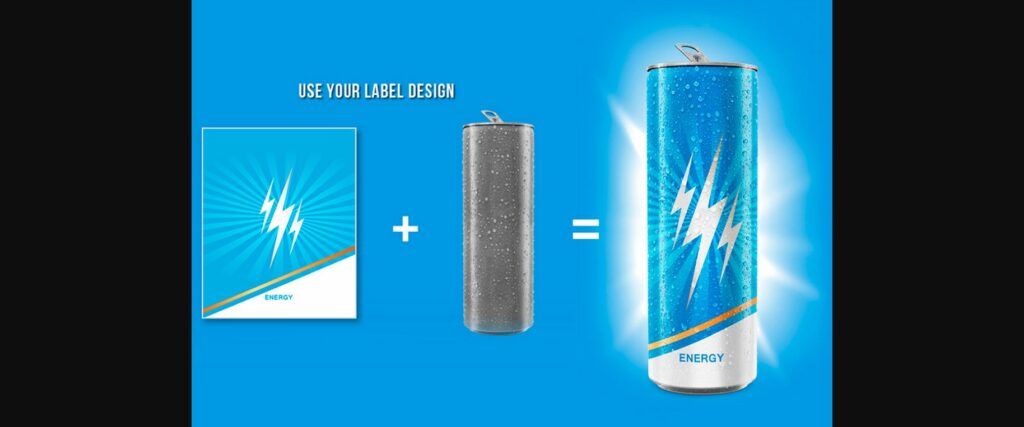 Energy Drink Mockup Poster 4