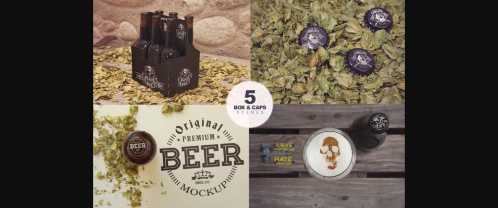 Essential Beer Mockup Bundle Poster 6