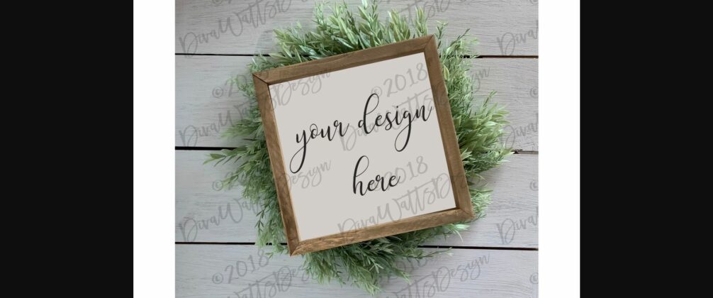 Farmhouse Sign Mockup Mock-Up Poster 1