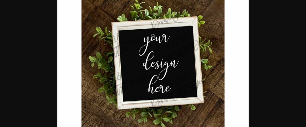 Farmhouse Style Sign Mockup Poster 1