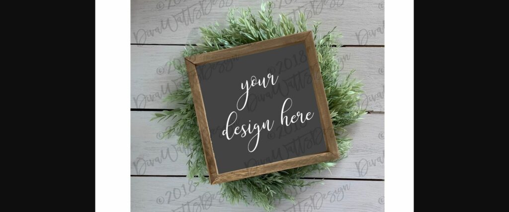 Farmhouse Style Sign Mockup Poster 1