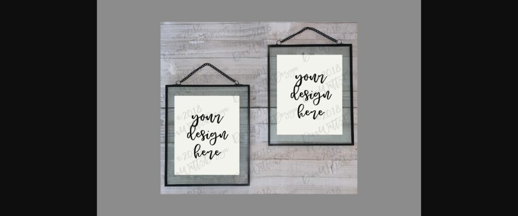 Floating Frames White Duo Poster 1