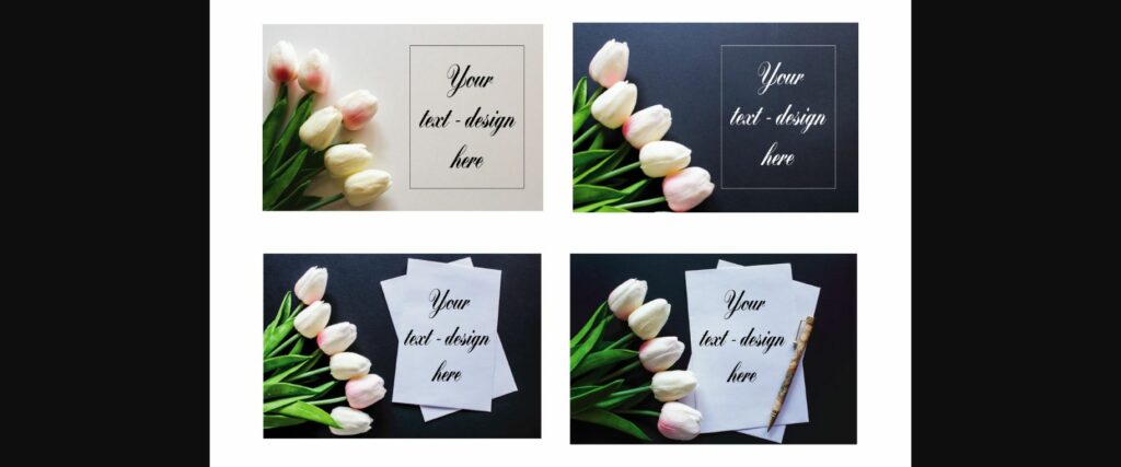 Flowers Mockup Styled Stock Photography Stock Photo Poster 4