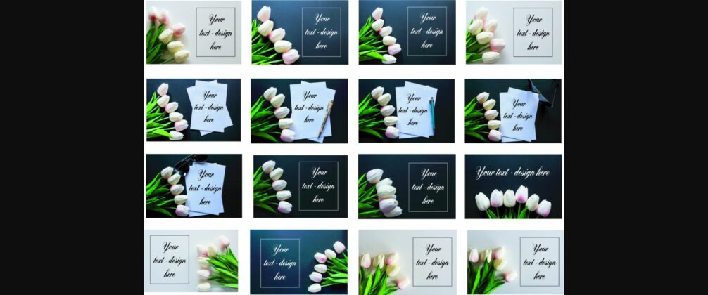 Flowers Mockup Styled Stock Photography Stock Photo Poster 3