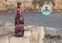 Formentera Beach View Duo | Beer Mockups Poster 1