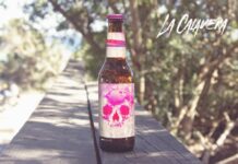 Formentera Beach Walkway | Beer Mockup Poster 1