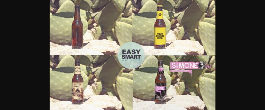 Formentera Cactus | Beer Mockup Poster 4