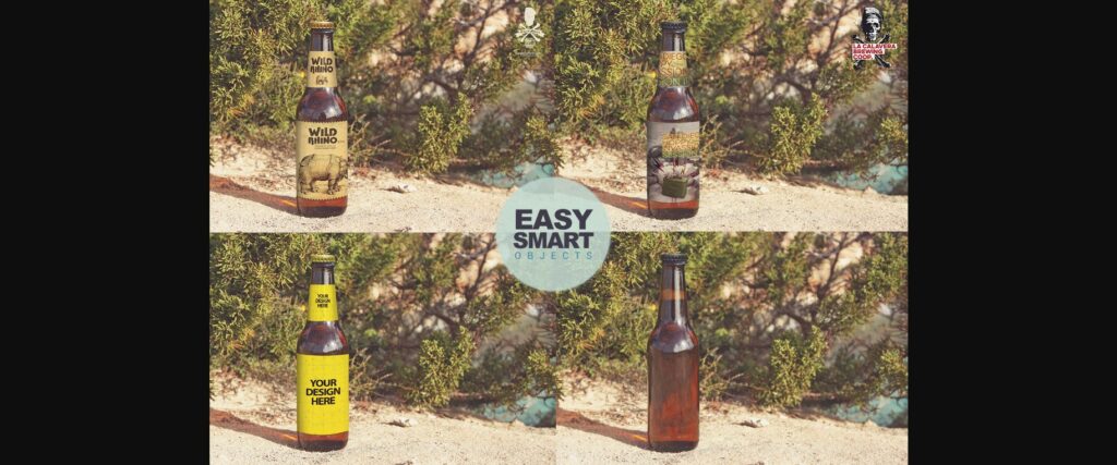 Formentera Coastal Grass | Beer Mockup Poster 4