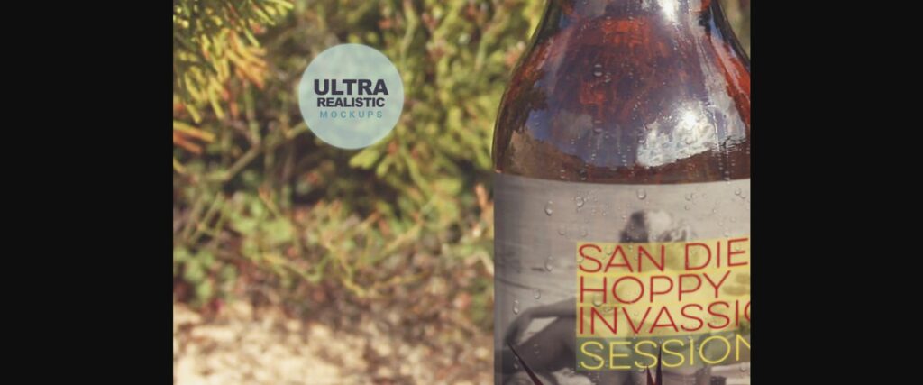 Formentera Coastal Grass | Beer Mockup Poster 5