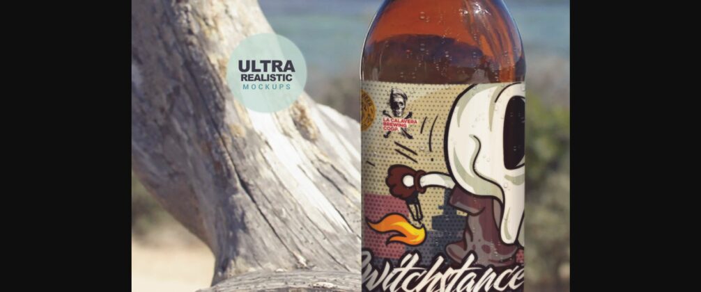 Formentera Coastal Walk View | Beer Mockup Poster 5