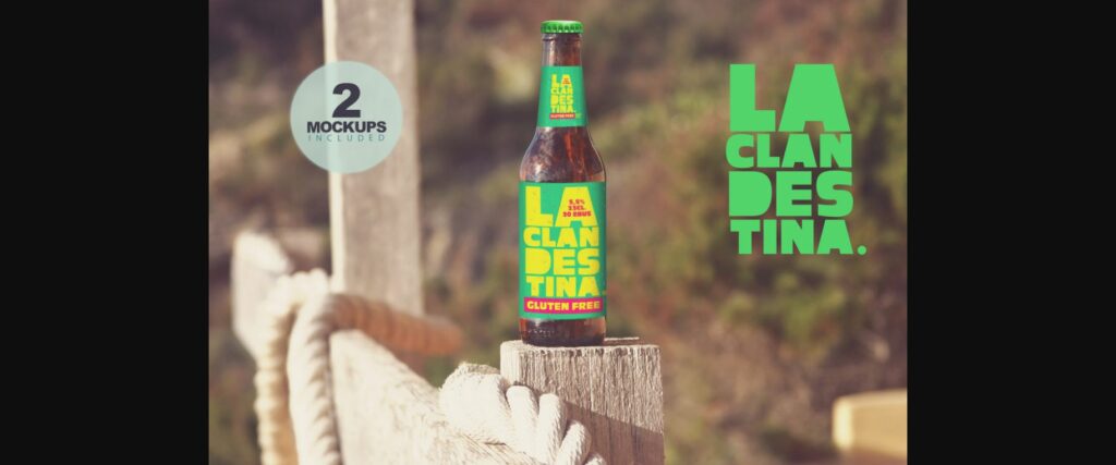 Formentera Crashboat Duo | Beer Mockups Poster 1