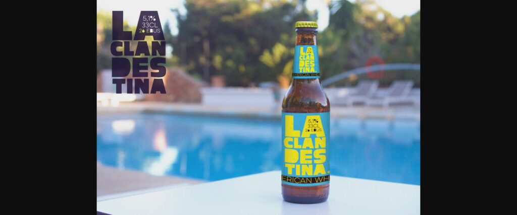 Formentera Lounge Club Pool | Beer Mockup Poster 1