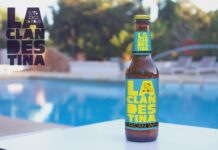 Formentera Lounge Club Pool | Beer Mockup Poster 1