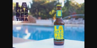 Formentera Lounge Club Pool | Beer Mockup Poster 1