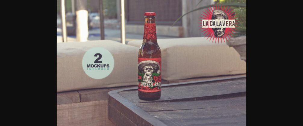 Formentera Lounge Club Style Duo | Beer Mockups Poster 1