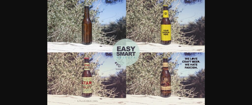 Formentera Vegetation | Beer Mockup Poster 4