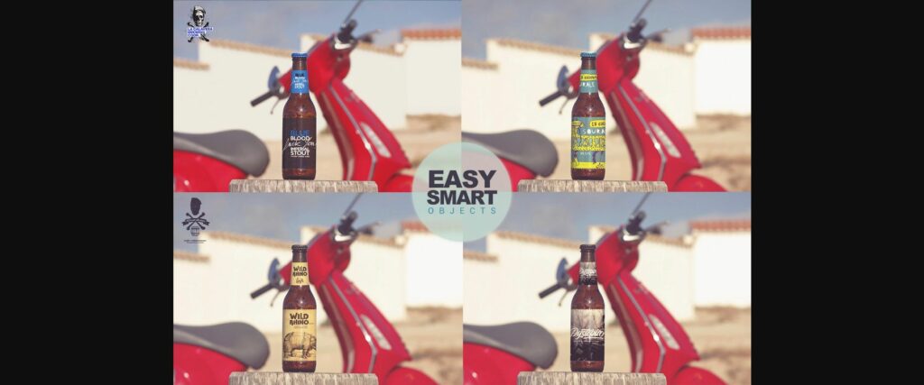 Formentera Vespa Style | Beer Mockup Poster 4