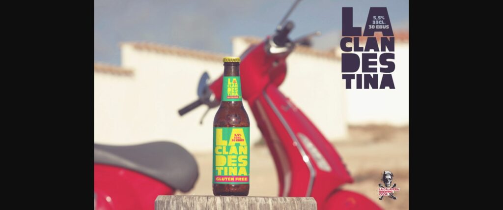 Formentera Vespa Style | Beer Mockup Poster 1