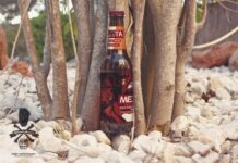 Formentera White Stone Beach | Beer Mockup Poster 1