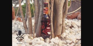 Formentera White Stone Beach | Beer Mockup Poster 1