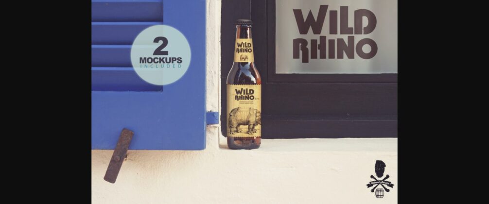 Formentera Window Duo | Beer Mockup Poster 1