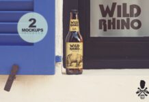 Formentera Window Duo | Beer Mockup Poster 1
