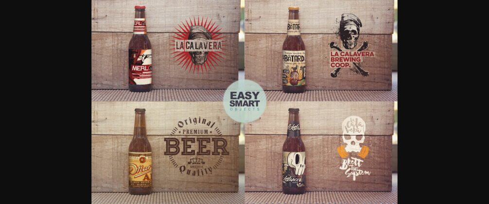 Formentera Wood | Beer Mockup Poster 4