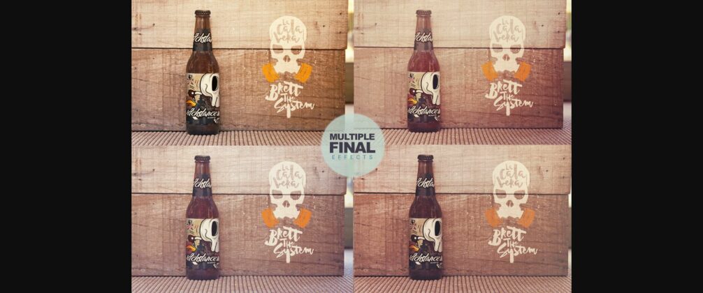 Formentera Wood | Beer Mockup Poster 6