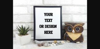 Frame Mockup Owl Poster 1