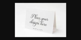 Greeting Card Mockup Photo Psd Smart Poster 1