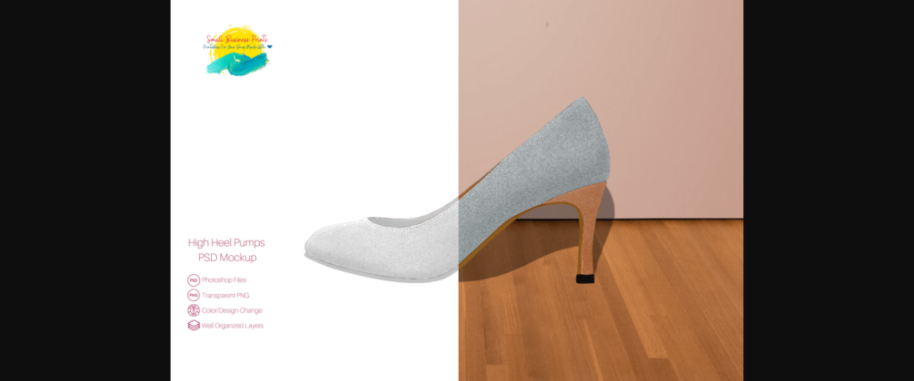 High Heel Pumps Mockup Poster 5