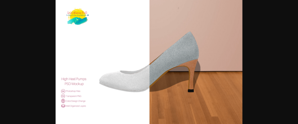 High Heel Pumps Mockup Poster 5