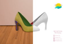 High Heel Pumps Mockup Poster 1