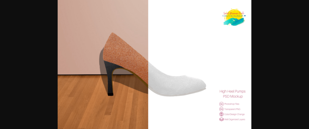 High Heel Pumps Mockup Poster 6