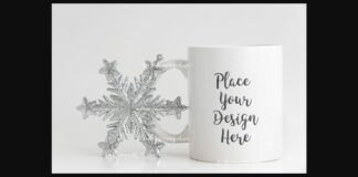 Holiday Coffee Mug Mockup Poster 1