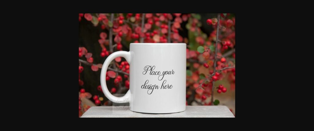 Holiday Red Mockup Sublimation Mug Poster 1