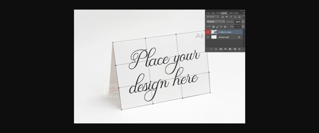 Horizontal A6 A5 Greeting Card Mockup Poster 4