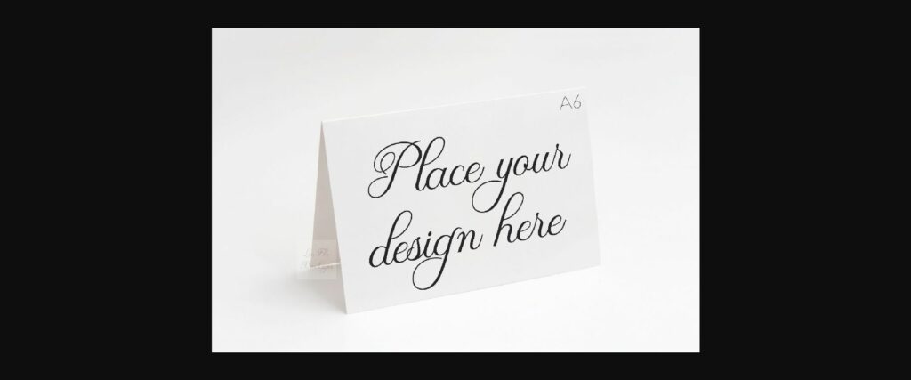 Horizontal A6 A5 Greeting Card Mockup Poster 1