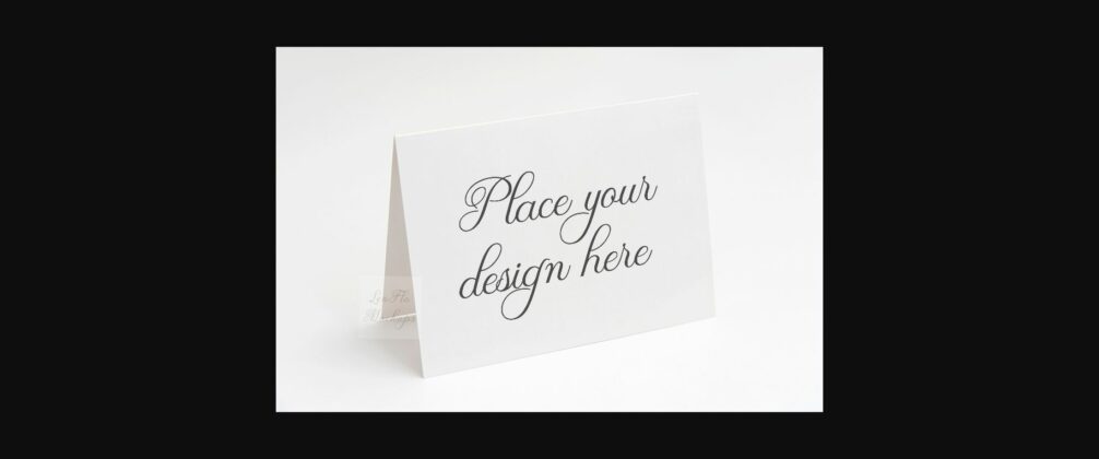 Horizontal Greeting Card Mockup Poster 1