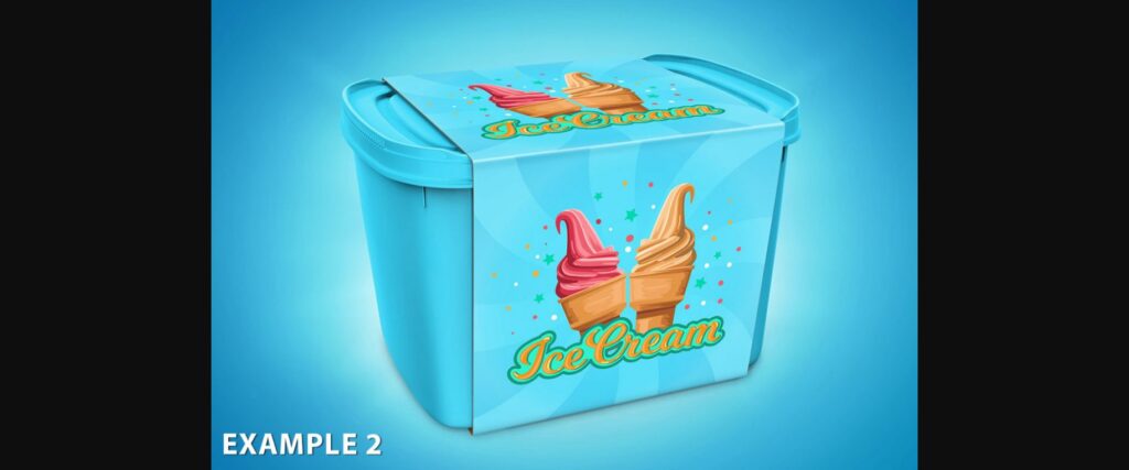 Ice Cream Mockup Poster 8